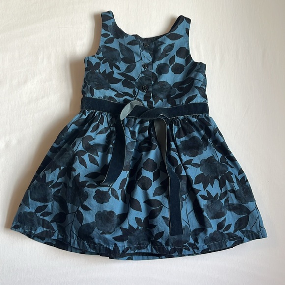 Blue Carter’s Toddler Girl's Sleeveless Holiday Dress Size 2T - Picture 5 of 8